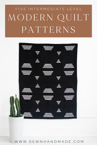 Five Intermediate Modern Quilt Patterns