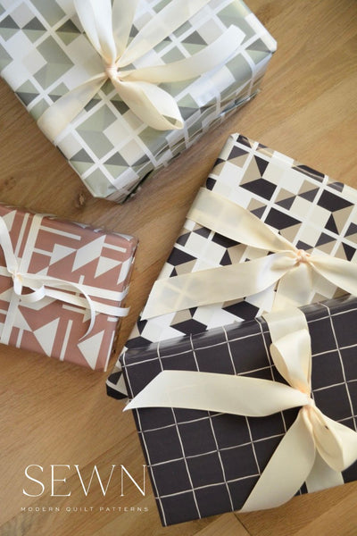 Wrapping Paper | Perfect Placement | Charcoal & Antique Navy