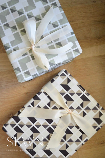 Wrapping Paper | Perfect Placement | Charcoal & Antique Navy