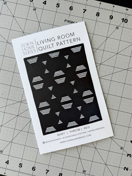 Living Room Quilt PAPER Pattern