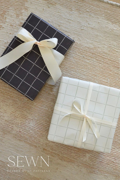 Wrapping Paper | Sketchy Plaid | Sage Green