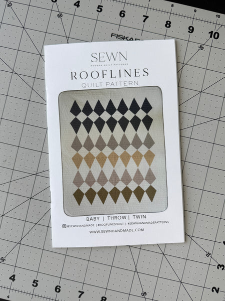 Rooflines Quilt PAPER Pattern