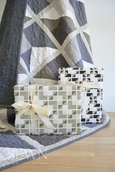 Wrapping Paper | Perfect Placement | Charcoal & Antique Navy