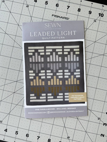 Leaded Light Quilt PAPER Pattern