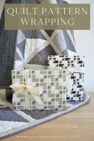 Wrapping Paper | Perfect Placement | Charcoal & Antique Navy