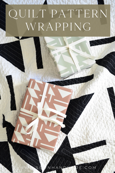 Wrapping Paper | Playroom Quilt | Mocha Mousse