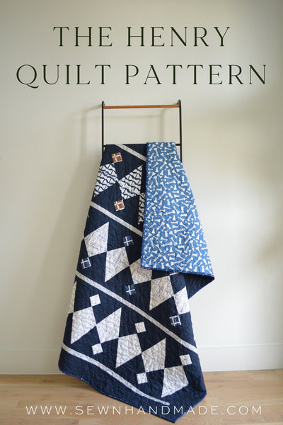 For My Boys Quilt Pattern Series: Henry, Oliver and Milo DIGITAL PDF Patterns