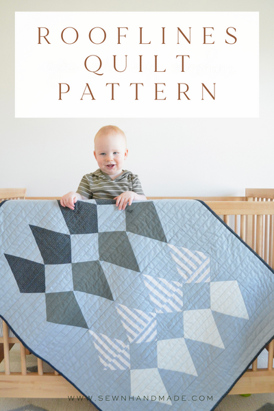 Rooflines Quilt PAPER Pattern