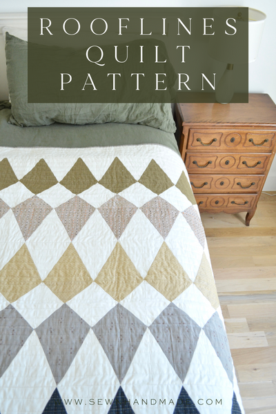 Rooflines Quilt Pattern DIGITAL PDF Pattern