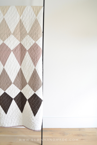 Rooflines Quilt PAPER Pattern