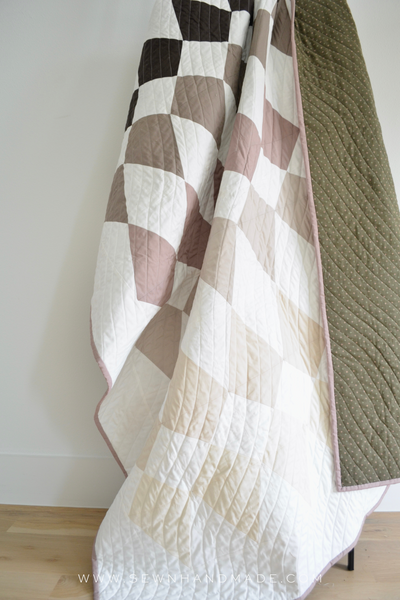 Rooflines Quilt PAPER Pattern