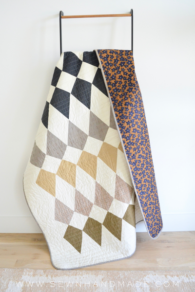 Rooflines Quilt PAPER Pattern