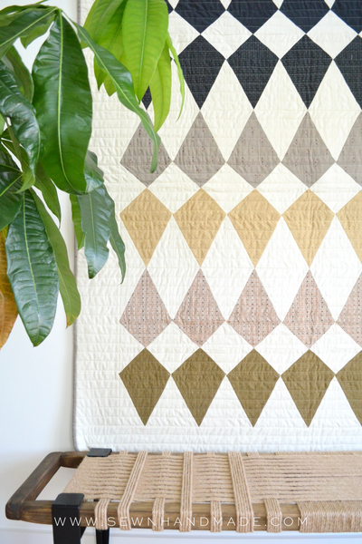 Rooflines Quilt PAPER Pattern