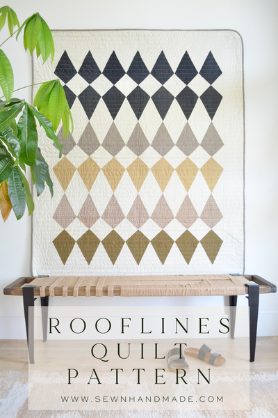 Rooflines Quilt Pattern DIGITAL PDF Pattern
