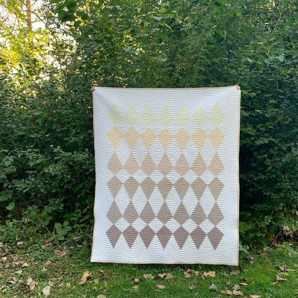 Rooflines Quilt PAPER Pattern