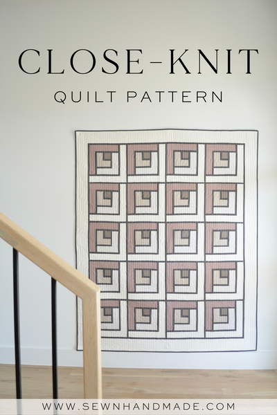 Close-Knit Quilt Pattern DIGITAL PDF Pattern