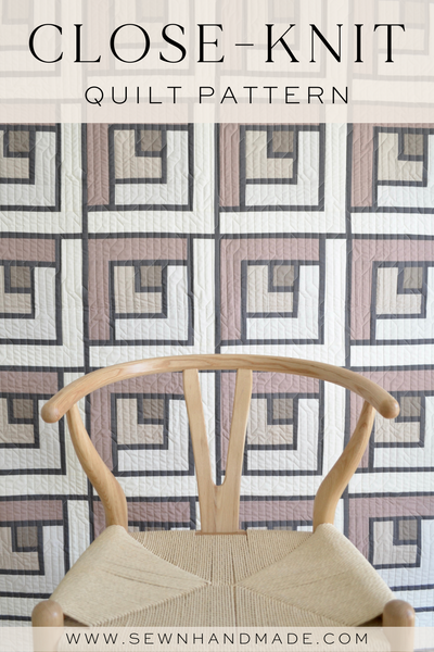 Close-Knit Quilt Pattern DIGITAL PDF Pattern