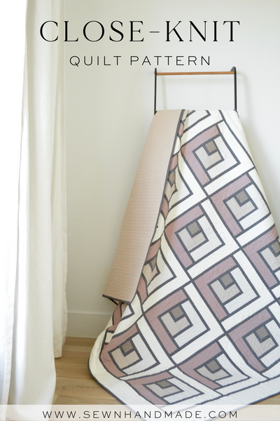 Close-Knit Quilt Pattern DIGITAL PDF Pattern