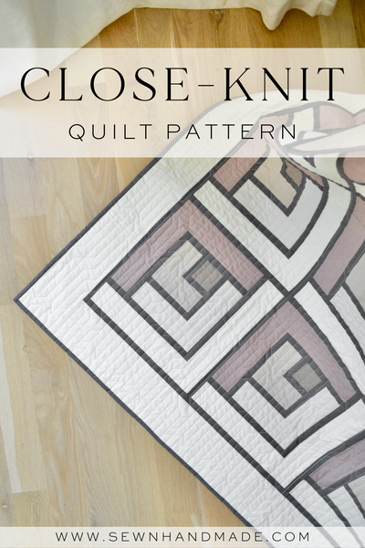 Close-Knit Quilt Pattern DIGITAL PDF Pattern
