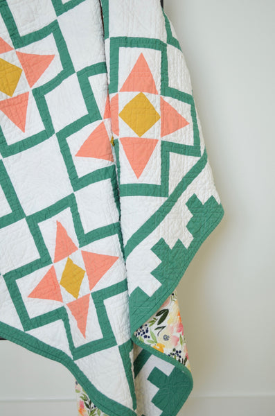 Italian Tiles Quilt PAPER Pattern