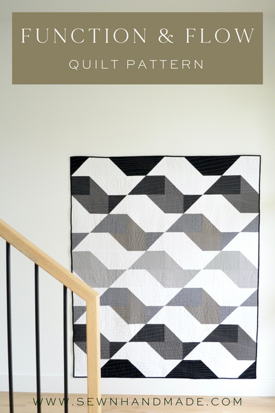 Function & Flow Quilt Pattern DIGITAL PDF Pattern