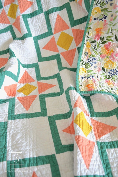 Italian Tiles Quilt PAPER Pattern