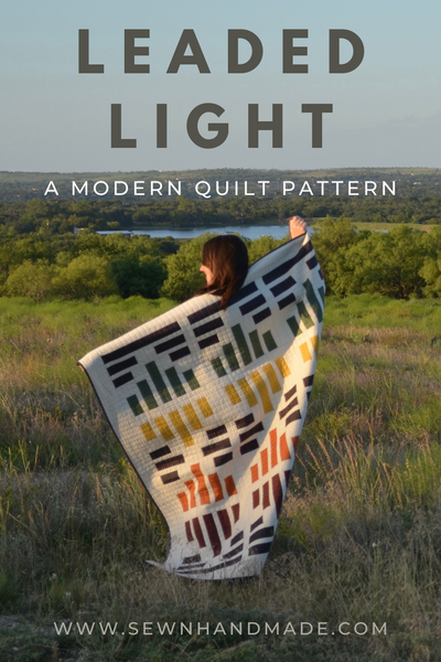 Leaded Light Quilt PAPER Pattern