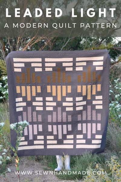Leaded Light Quilt PAPER Pattern