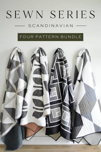 Sewn Scandinavian Series: DIGITAL PDF Quilt Pattern Bundle
