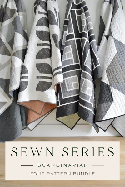 Sewn Scandinavian Series: DIGITAL PDF Quilt Pattern Bundle