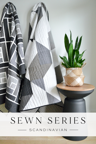 Sewn Scandinavian Series: DIGITAL PDF Quilt Pattern Bundle