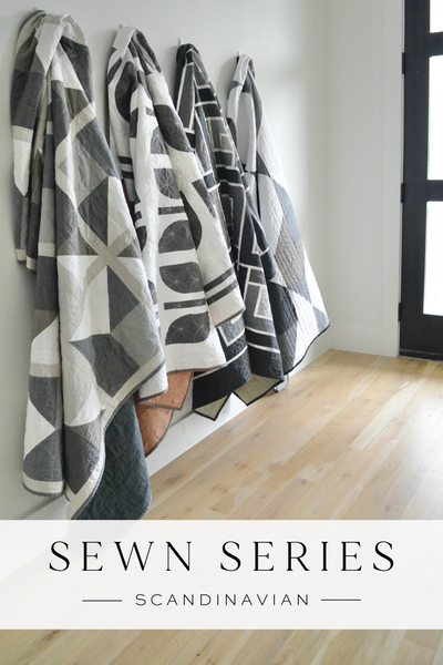 Sewn Scandinavian Series: DIGITAL PDF Quilt Pattern Bundle