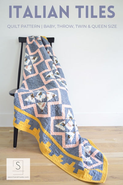 Italian Tiles Quilt PAPER Pattern