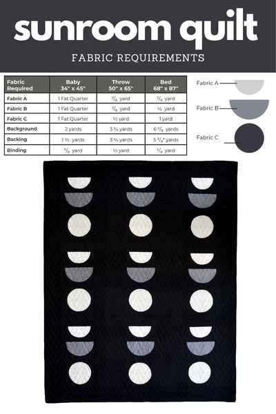 Sunroom Quilt DIGITAL PDF Pattern