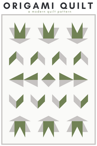 Origami Quilt DIGITAL PDF Pattern