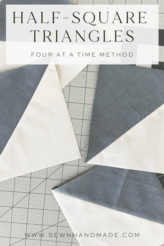 Half Square Triangles: Four at a Time