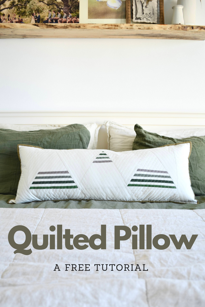 Free Living Room Quilted Pillow Tutorial