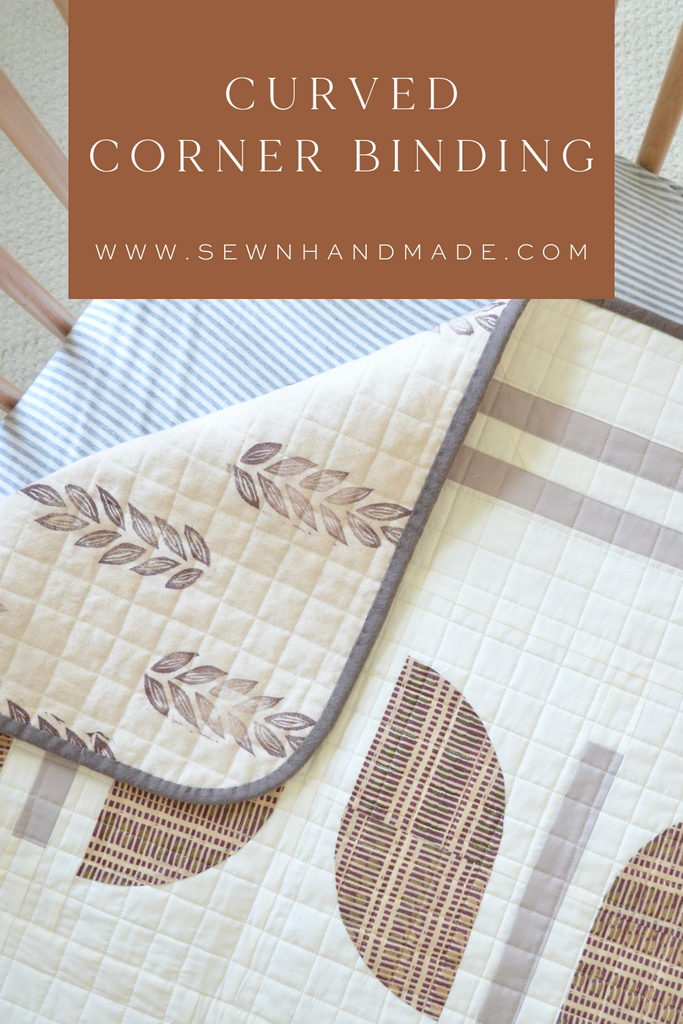 Curved Corner Quilt Binding