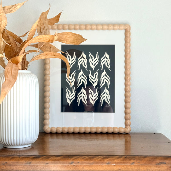 Dancing Palms, Navy (unframed)