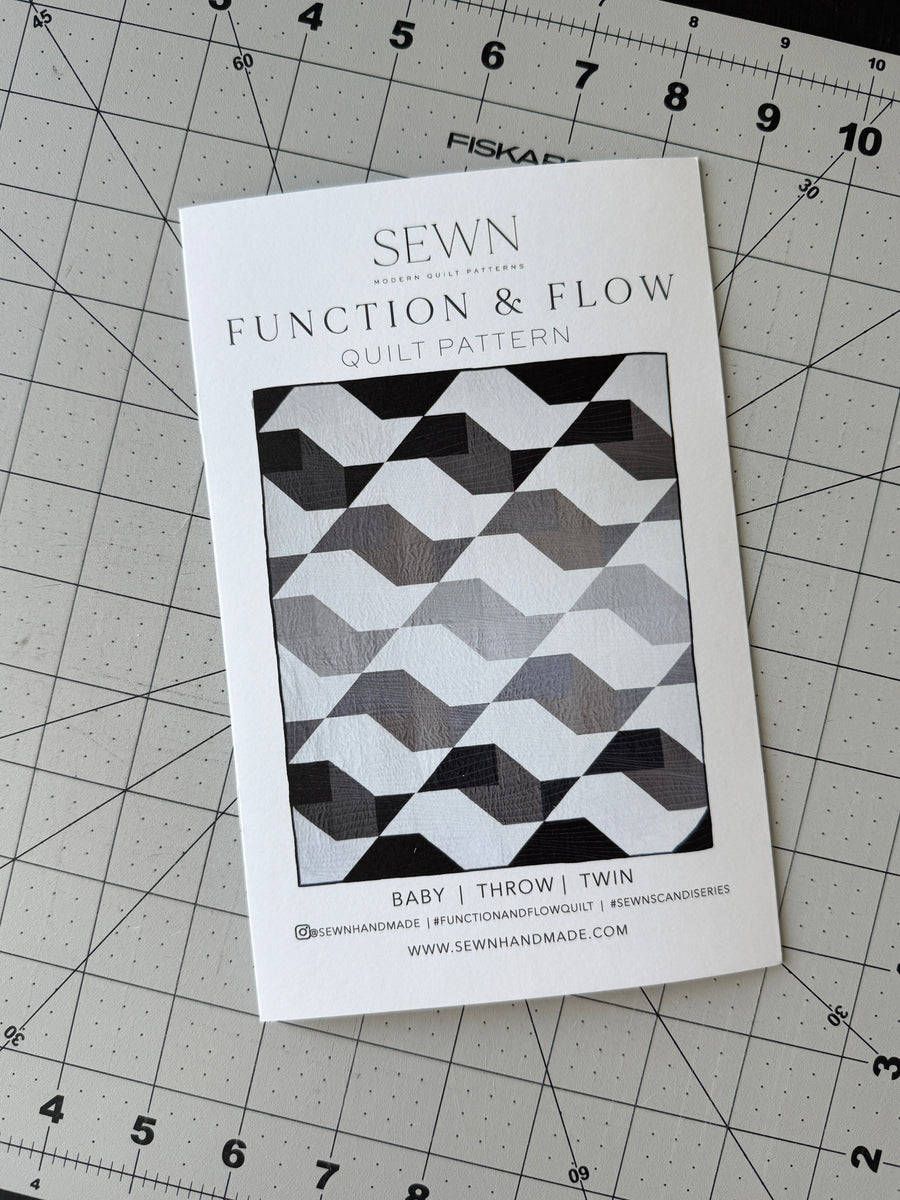 Function & Flow Quilt PAPER Pattern – Sewn Modern Quilt Patterns by Amy ...