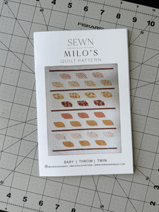 Milo Quilt PAPER Pattern
