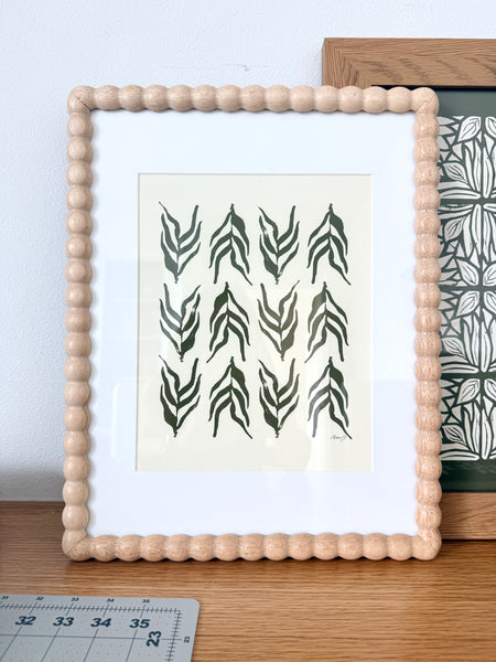 Dancing Palms, Olive (unframed)