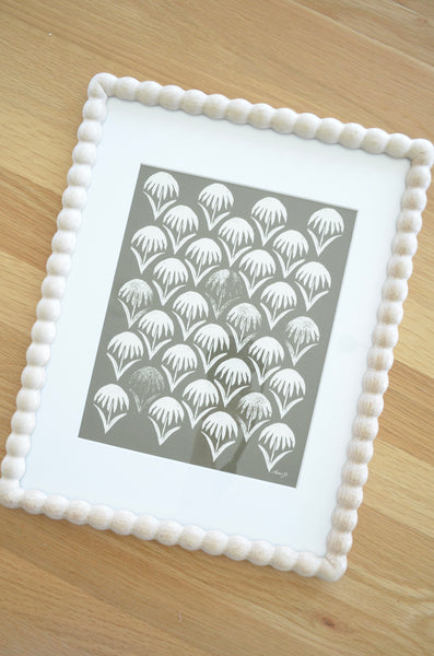 Rainy Day Daisies, Olive (unframed)