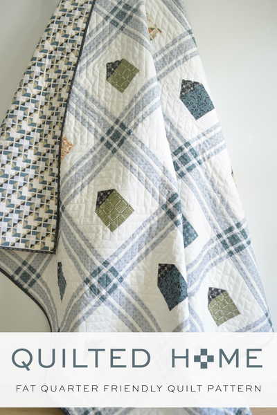Quilted Home Quilt DIGITAL PDF Pattern