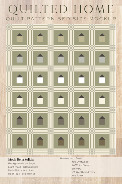 SH121 Quilted Home Quilt Pattern (Wholesale Bundle)