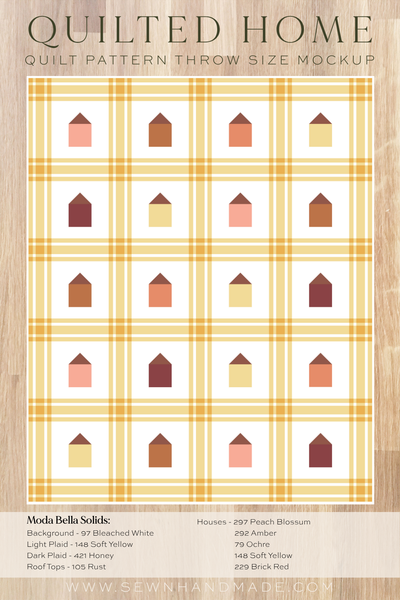 SH121 Quilted Home Quilt Pattern (Wholesale Bundle)