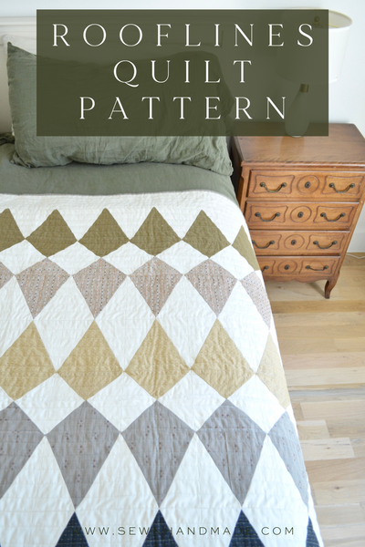 Rooflines Quilt Pattern DIGITAL PDF Pattern – Sewn Modern Quilt ...