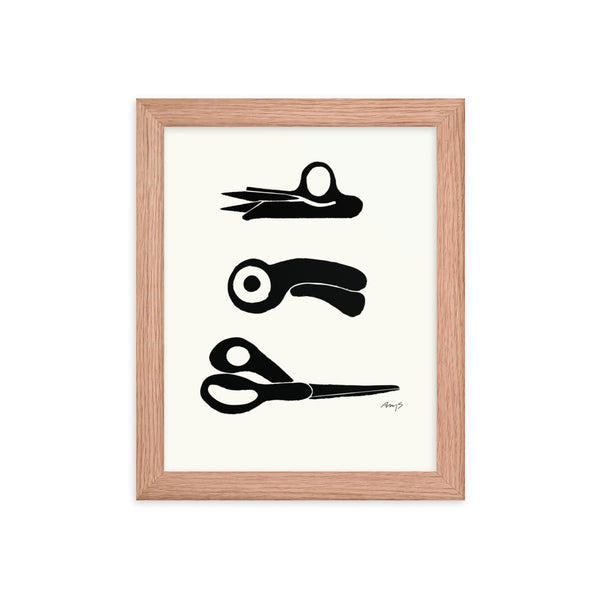 Framed Quilt Tools | The Big Three Wall Art