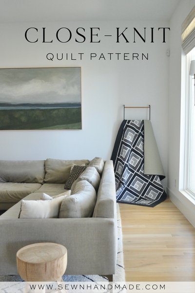 Close-Knit Quilt Pattern DIGITAL PDF Pattern