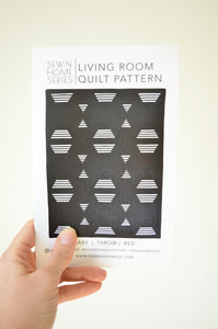 Living Room Quilt PAPER Pattern